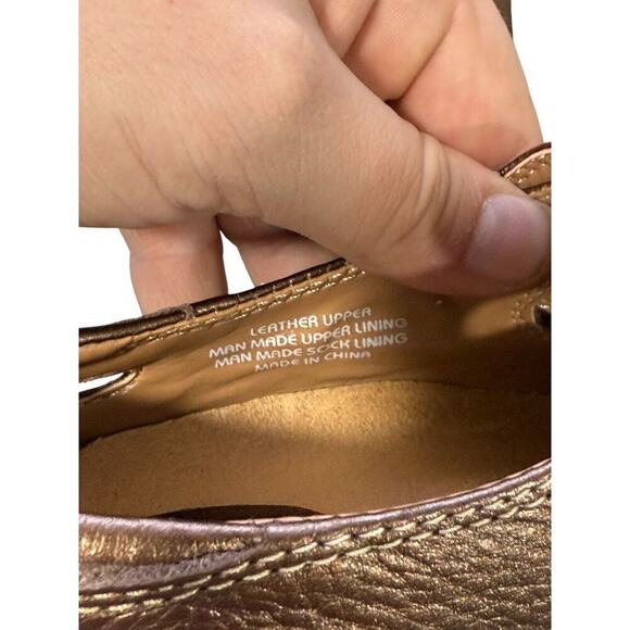 Earth Woodland Loafers Flats Comfort Shoes Bronze Women’s Size 5 B - Picture 6 of 9